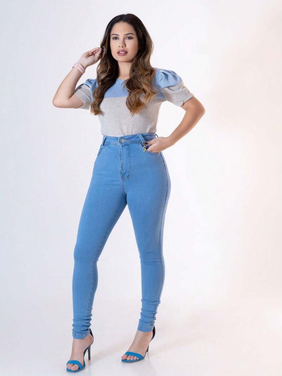 Women Jeans - Rửa nhẹ - Xem 1