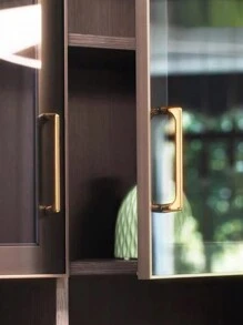 مقابض أبواب خزانة الأثاث الأمريكي، مناسبة للأدراج والخزائن وخزانات المطبخ والطاولات الخزانة. مقابض أثاث بأسلوب أوروبي مصنوعة من سبائك الزنك،1قطعة مع مسامير