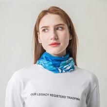 女士耳掛式冰絲防曬口罩輕便透氣,適合戶外騎行防曬口罩。