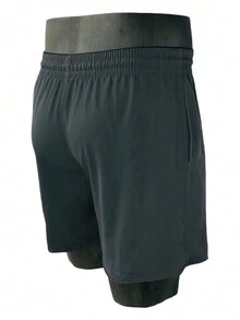 Men Shorts - 灰色 - 查看 5