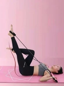 1 Miếng Đa chức năng Gậy Pilates , Yoga Khỏe mạnh Quán bar , Pilates Thiết bị , Mông Kháng cự Ban nhạc , Cử tạ & Kéo dài Quán bar Đối với Chân , Hông , Và - Màu tím - Xem 6