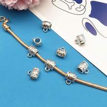 70 件銀色 Diy 手鍊珠寶製作用品