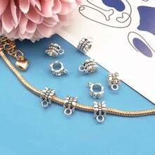 70 件銀色 Diy 手鍊珠寶製作用品