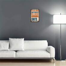 1 Pieza Señal Metálica Divertida Del Baño Y Risas, Decoración De Pared Para Bar Del Hogar, Cocina, Garaje, Decoración Para Baño De Hombres, Baño Del Hogar, Decoración De Pared, Decoración Para Baño, 12x8 Pulgadas