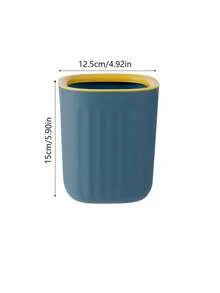 1pc Random Mini Light Luxury Desktop Simple Paper Basket For Living Room, Office, Car Or Household Use - Multicolor - View 6