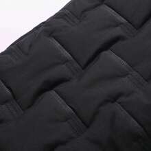 Men's Thermal Lined Sweatpants, Winter Warm Jogger Pants With Drawstring And Elastic Cuffs - Black - View 6