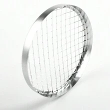 1pc Round Barbecue Basket Smoker Box Outdoor Bbq Smoke Box Portable Grilling Mesh With Rotating Cylinder - Silver - View 10