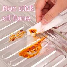 1pc Aluminum Foil Splash Proof Oil Barrier For Kitchen - Silver - View 5