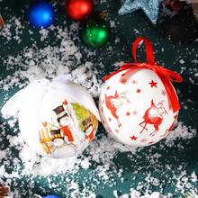 1入組8cm多色聖誕樹球,聖誕派對掛件,家庭裝飾,新年禮物