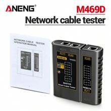 ANENG RJ45 Cable Kiểm thử Dây cáp mạng Kiểm thử RJ45 RJ11 RJ12 CAT5 Cable Kiểm thử Kết nối mạng Công cụ Mạng Sửa chữa - màu đen - Xem 1