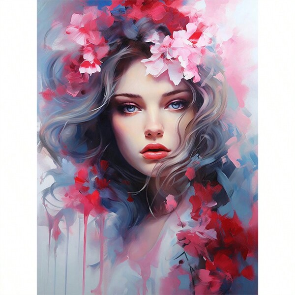 Diamond Painting Set, Round Drills, Frameless SHEIN USA