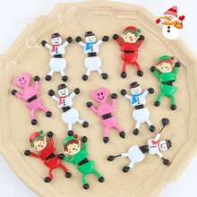 Stress Relief Wall Climbing Snowman Christmas Creative Toy Gift With Funny Rolling Feature, Random Color/style/accessory/packaging