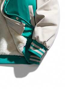 Men Casual Fashion Hooded Fleece Jacket Windproof And Warm Coat - Green - View 6