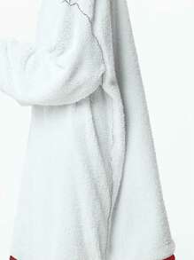 1入黑色毛絨質鬆身服裝 - 黑色 - 查看 8