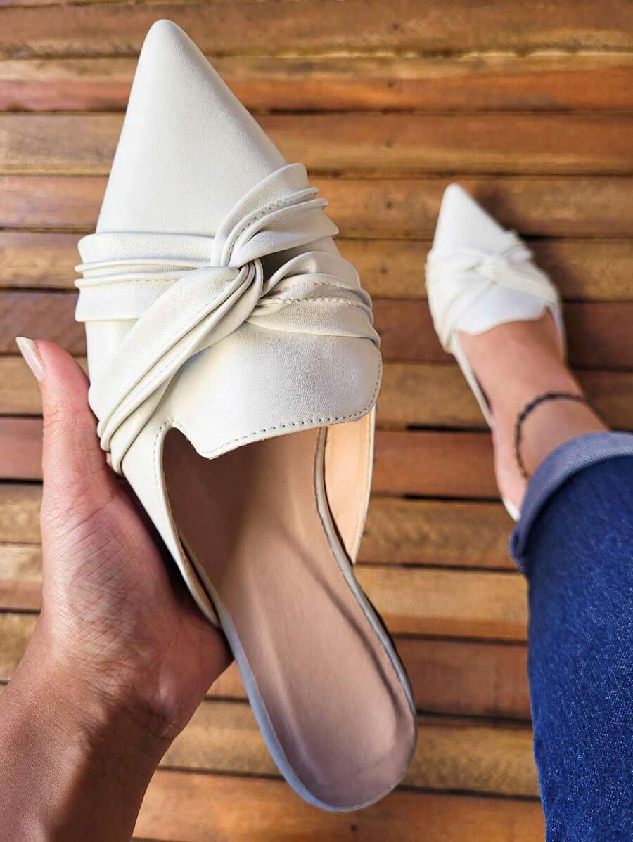 Women Flats - 白色 - 查看 1