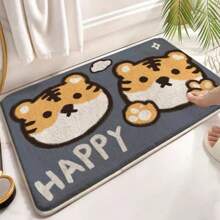 浴室地墊, 沐浴、淋浴、浴缸和客廳的吸水防滑馬桶地墊,適用於家居和酒店