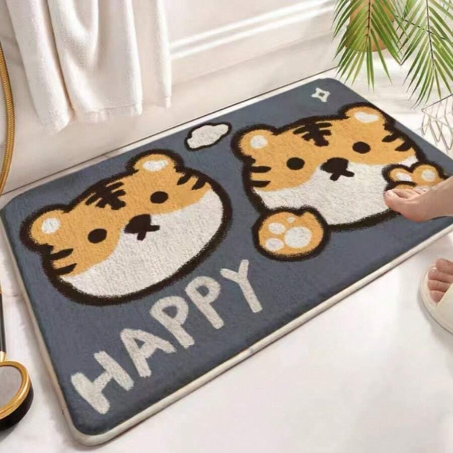 浴室地墊, 沐浴、淋浴、浴缸和客廳的吸水防滑馬桶地墊,適用於家居和酒店