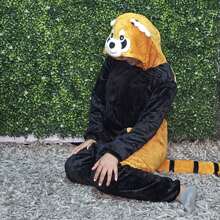 Pijama mameluco para adulto - Amarillo Mostaza - Ver 2