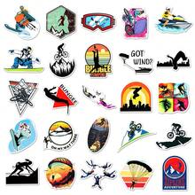 50pcs Extreme Sports Graffiti Sticker For Outdoor Activities - Multicolor - View 5