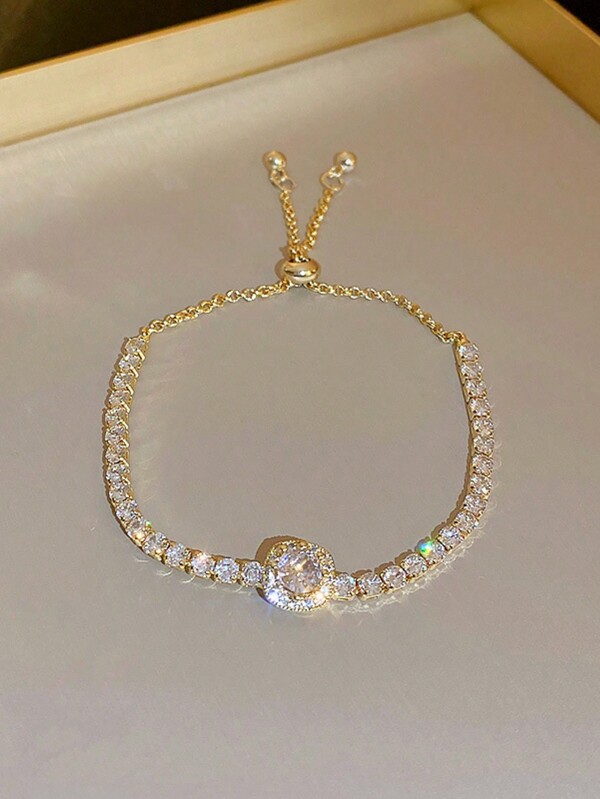 Nueva Llegada De 2024 Pulsera De Cristal, Pulsera De Estilo Coreano Hecha A Mano De Alta Gama Y Exquisita Con Diseño Único, Moda De Dongdaemun