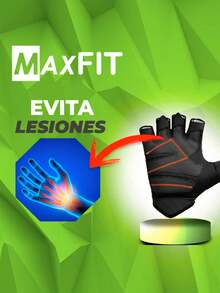MAXFIT SPORTS Sports Gloves/Model ST006 - Orange - View 6