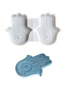 Hand Silicone Mold For Incense Holder - White - View 1