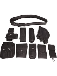 1pc Training Belt, 10-in-1 Duty Belt , Practical Modular Equipment System Nylon Safety Law Enforcement Belt, With Bag And Adjustable For 35-45 Inches, Black