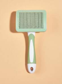 1pc Pet Hair Brush - Mint Green - View 4