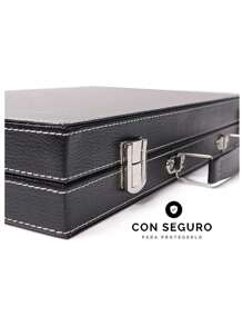 Juego de Backgammon Profesional con Estuche de Lujo y Set Completo. Bluelander. - Negro - Ver 6