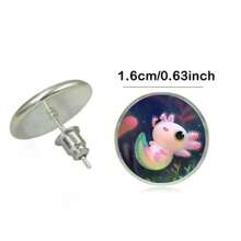 Salamander Time Gemstone Earrings - Bronze - View 3