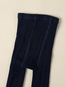 1 条女童春冬纯色百搭七分裤 - 藏蓝色 - 查看 4