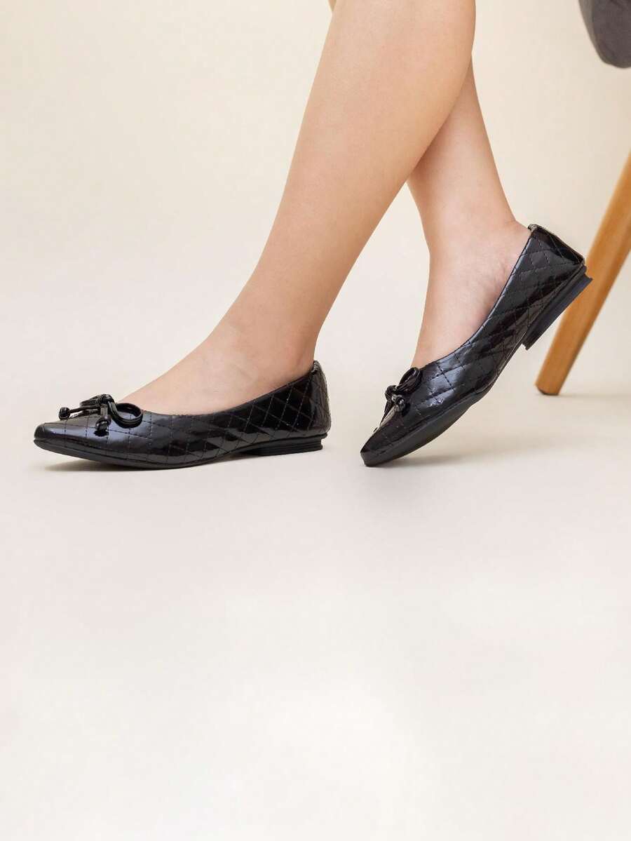 Women Flats - màu đen - Xem 1