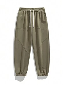 Damen Outdoor Sport Casual Lange Hosen, Modische Loose Fit Joggers Mit Elastischem Bündchen
