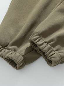 Damen Outdoor Sport Casual Lange Hosen, Modische Loose Fit Joggers Mit Elastischem Bündchen