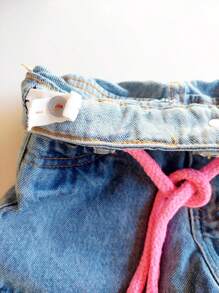 Young Girls Shorts - Azul - Ver 3