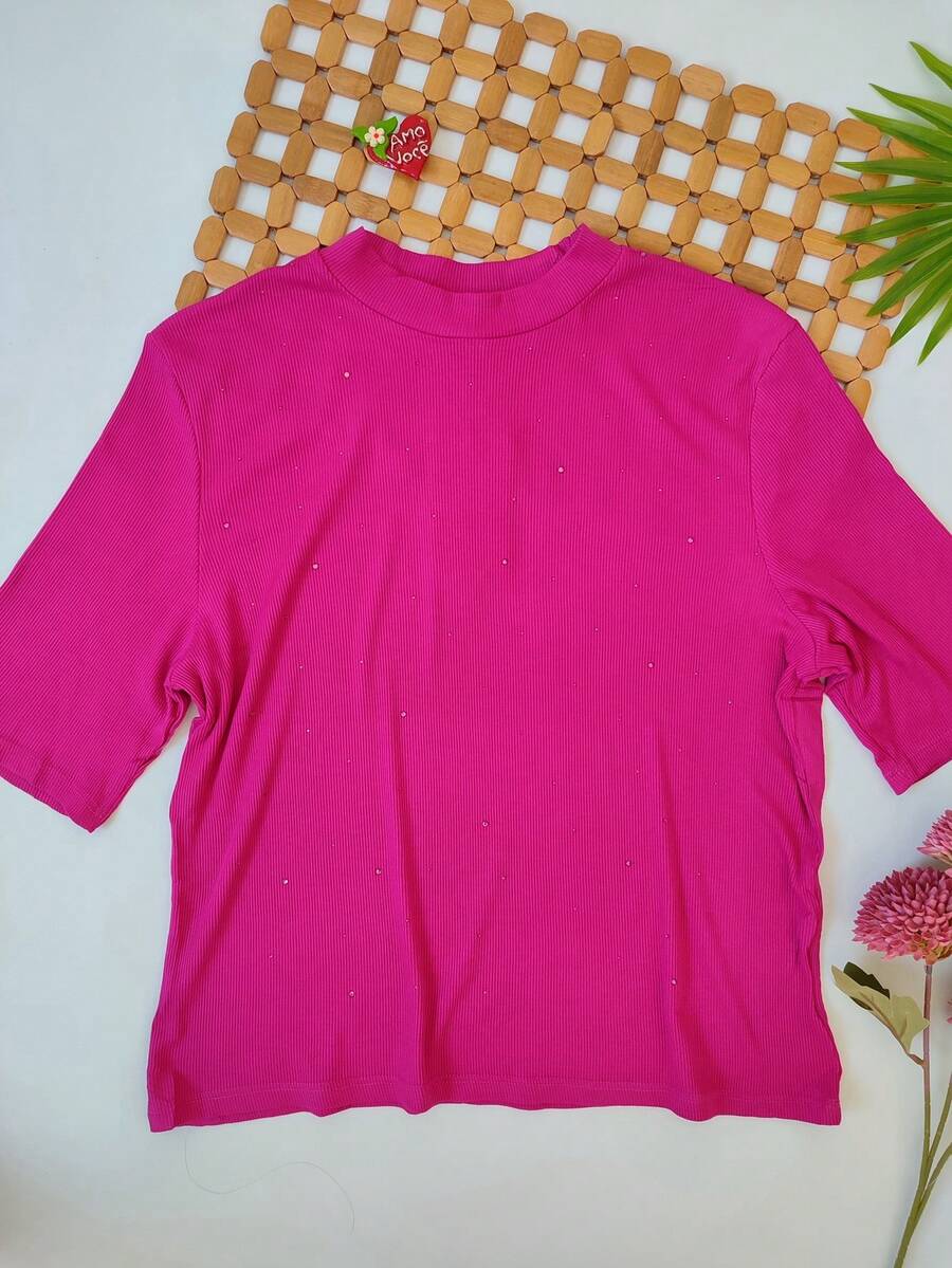 Women Tops - Màu Hồng Tươi - Xem 1