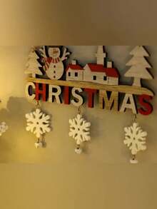 Creative Christmas Decoration Pendant - White - View 3