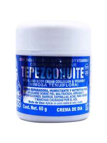 Crema Reparadora con extracto de Tepezcohuite uso de dia - Azul - Ver 3