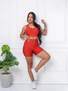 SHOWOFF Women Sports Sets - Coral Pink - View 3