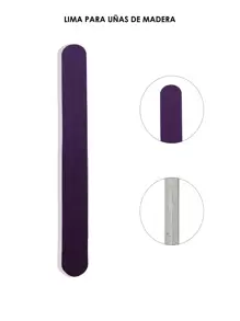 Set Limas Para Pies Doble Superficie Removedores De Callos - Morado - Ver 3