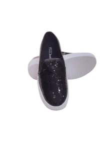 Women Wedge Sneakers - màu đen - Xem 4