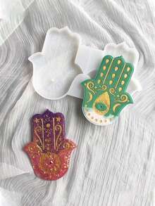 Hand Silicone Mold For Incense Holder - White - View 5