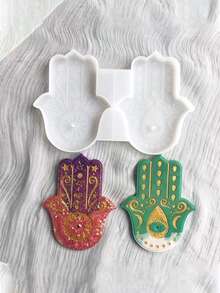 Hand Silicone Mold For Incense Holder - White - View 7