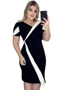 Women Dresses - 黑與白 - 查看 2