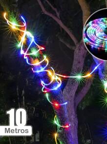 Serie De Luces LED Manguera 10 Metros 8 Modos De Iluminación - Multicolor - Ver 1