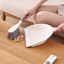 Desktop Cleaning Set Including Dustpan And Brush