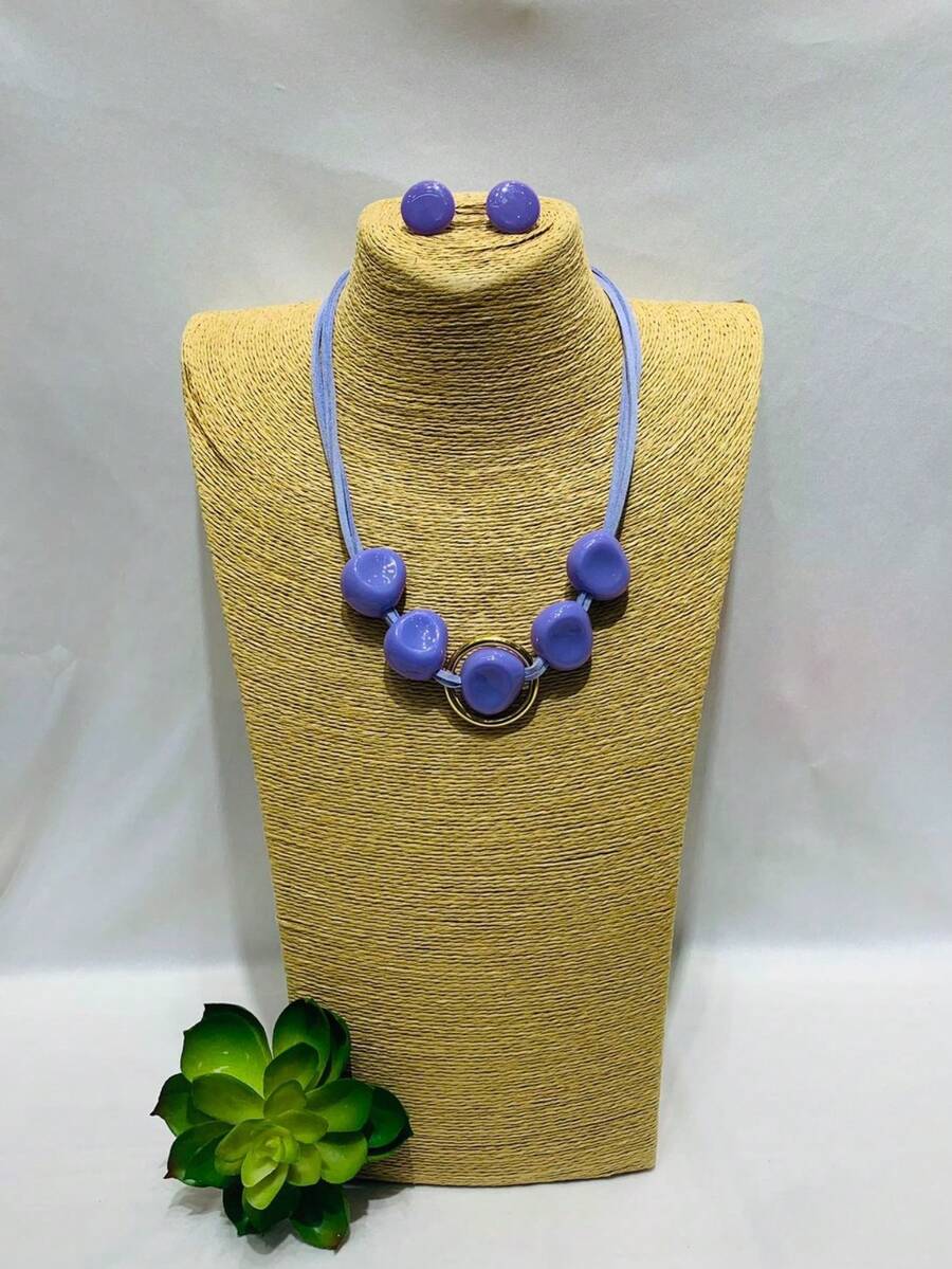 Women's Jewelry Sets - Purple - View 1