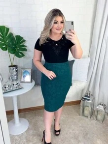 AVI Moda Crista Women Skirts - Green - View 2