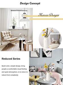 北歐風格插花瓶,塑料插花瓶創意極簡風插花瓶,適用於家居客廳、餐廳、臥室1只