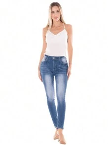 PREMIUM BLUE DENIM SKINNY STRETCH JEAN